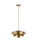 Lampa suspendata Brisbin 1 Light Pendant – Burnished Brass