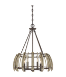 Lampa suspendata Wood Hollow 5 Light Pendant