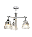 Lampa suspendata Agatha 3 Light Pendant – Polished Chrome