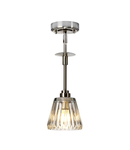 Lampa suspendata Agatha 1 Light Pendant – Brushed Nickel