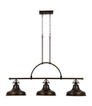 Lampa suspendata Emery 3 Light Island Light – Palladian Bronze