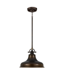 Lampa suspendata Emery 1 Light Medium Pendant – Palladian Bronze