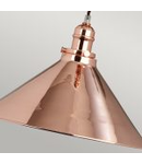 Lampa suspendata Provence 1 Light Rise and Fall Pendant – Polished Copper