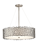 Lampa suspendata Silver Coral 4 Light Pendant