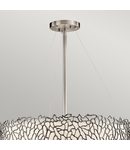 Lampa suspendata Silver Coral 4 Light Pendant