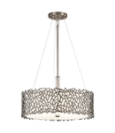 Lampa suspendata Silver Coral 3 Light Duo-Mount Pendant