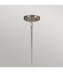 Lampa suspendata Silver Coral 3 Light Duo-Mount Pendant