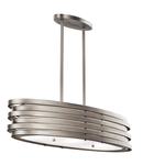 Lampa suspendata Roswell 3 Light Oval Island Pendant