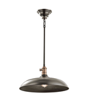 Lampa suspendata Cobson 1 Light Pendant/Semi Flush – Olde Bronze