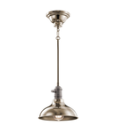 Lampa suspendata Cobson 1 Light Mini Pendant – Polished Nickel