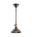 Lampa suspendata Cobson 1 Light Mini Pendant – Olde Bronze