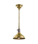 Lampa suspendata Cobson 1 Light Mini Pendant – Natural Brass