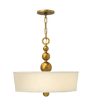 Lampa suspendata Zelda 3 Light Pendant – Vintage Brass