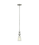 Lampa suspendata Zelda 1 Light Mini Pendant – Polished Nickel