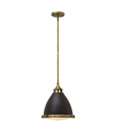 Lampa suspendata Amelia 1 Light Medium Pendant – Buckeye Bronze/Restoration Bronze