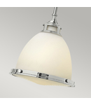 Lampa suspendata Amelia 1 Light Medium Pendant – Chrome