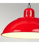 Lampa suspendata Franklin 1 Light Pendant – Red