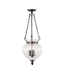 Lampa suspendata Finsbury Park 3 Light Medium Pendant – Old Bronze