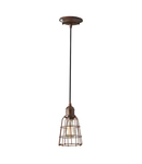 Lampa suspendata Urban Renewal 1 Light Pendant – Parisian Bronze