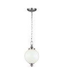 Lampa suspendata Parkman 1 Light Small Pendant – Brushed Steel