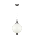 Lampa suspendata Parkman 1 Light Large Pendant – Polished Nickel