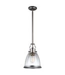 Lampa suspendata Hobson 1 Light Medium Pendant Satin Nickel