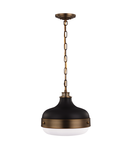 Lampa suspendata Cadence 2 Light Pendant – Dark Antique Brass/Matte Black