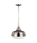 Lampa suspendata Cadence 2 Light Pendant – Polished Nickel/Brushed Steel