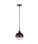 Lampa suspendata Cadence 1 Light Mini Pendant – Dark Antique Brass/Matte Black