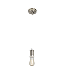 Lampa suspendata Douille 1 Light Pendant – Polished Nickel