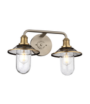 Aplica Rigby 2 Light Wall Light – Antique Nickel