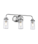 Aplica Braelyn 3 Light Wall Light – Polished Chrome