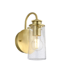 Aplica Braelyn 1 Light Wall Light – Brushed Brass