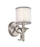 Aplica Lacey 1 Light Wall Light – Antique Pewter