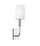 Aplica Brianna 1 Light Wall Light – Polished Nickel