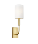 Aplica Brianna 1 Light Wall Light – Burnished Brass