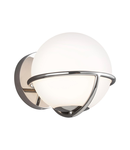 Aplica Apollo 1 Light Wall Light – Polished Nickel