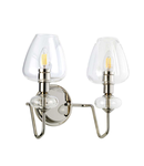 Aplica Armand 2 Light Wall Light – Polished Nickel