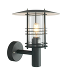 Aplica Stockholm 1 Light Wall Lantern – Black