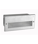 Aplica Namsos LED Recessed Wall Light Galvanized