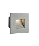 Aplica Namsos Mini LED Recessed Wall Light Aluminium