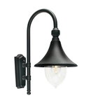 Aplica Firenze 1 Light Wall Lantern – Black