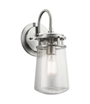 Aplica Lyndon 1 Light Medium Wall Lantern – Brushed Aluminum