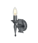 Aplica Saxon 1 Light Wall Light – Black/silver