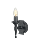 Aplica Saxon 1 Light Wall Light – Black