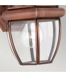 Aplica Newbury 1 Light Small Wall Lantern – Aged Copper