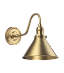 Aplica Provence 1 Light Wall Light – Aged Brass