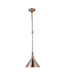 Aplica Provence 1 Light Wall Light/Pendant – Polished Copper