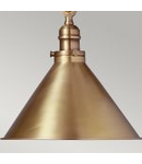 Aplica Provence 1 Light Wall Light/Pendant – Aged Brass