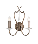 Aplica Pimlico 2 Light Wall Light – Dark Bronze